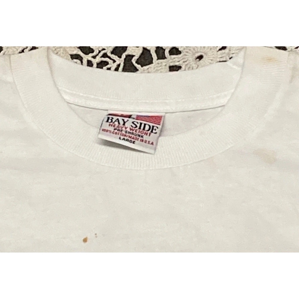 Vintage 2010 Indy Grand Prix Sonoma Racing T-Shirt Bay Side White Large USA Made - Picture 7 of 8